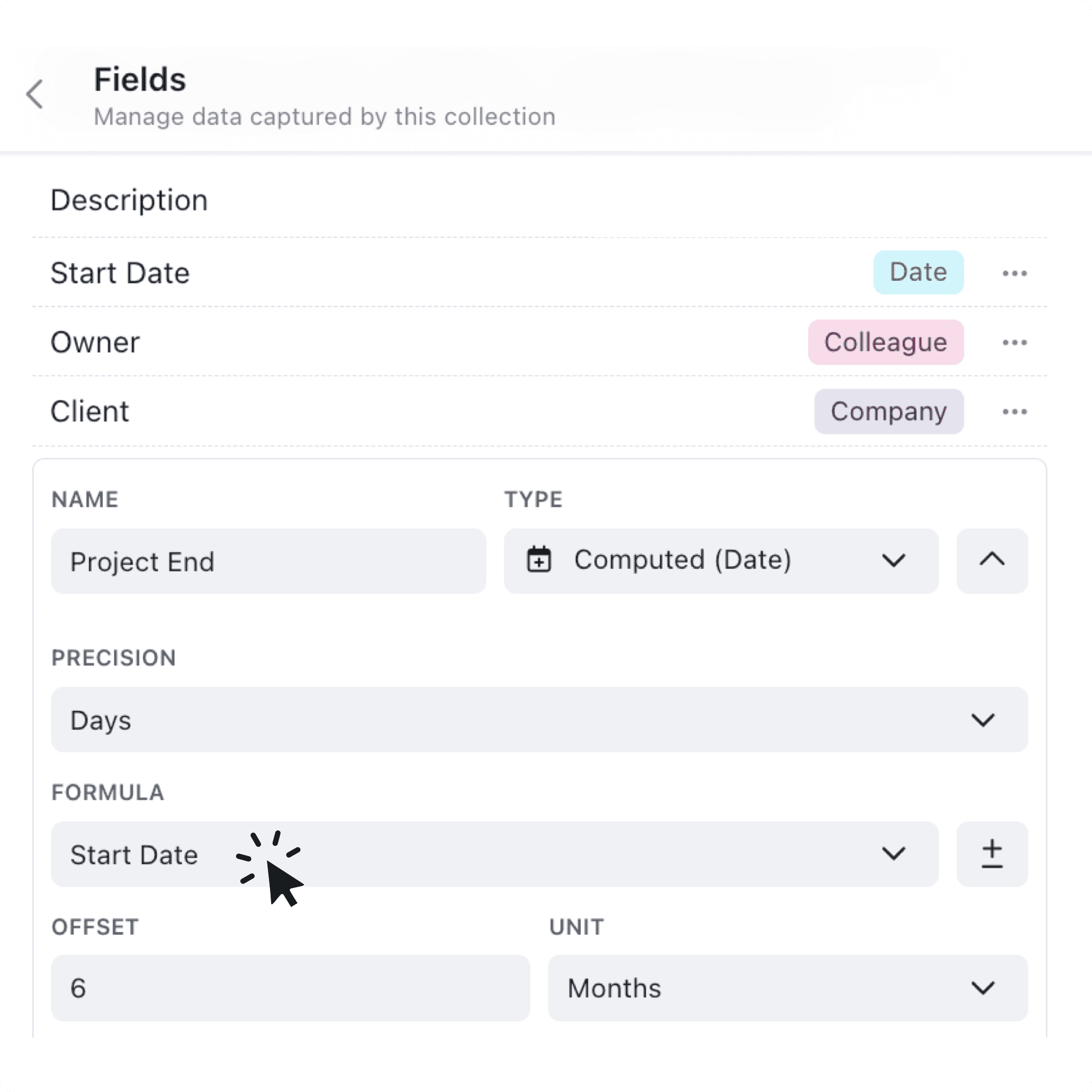 Create formulae for your date & time fields