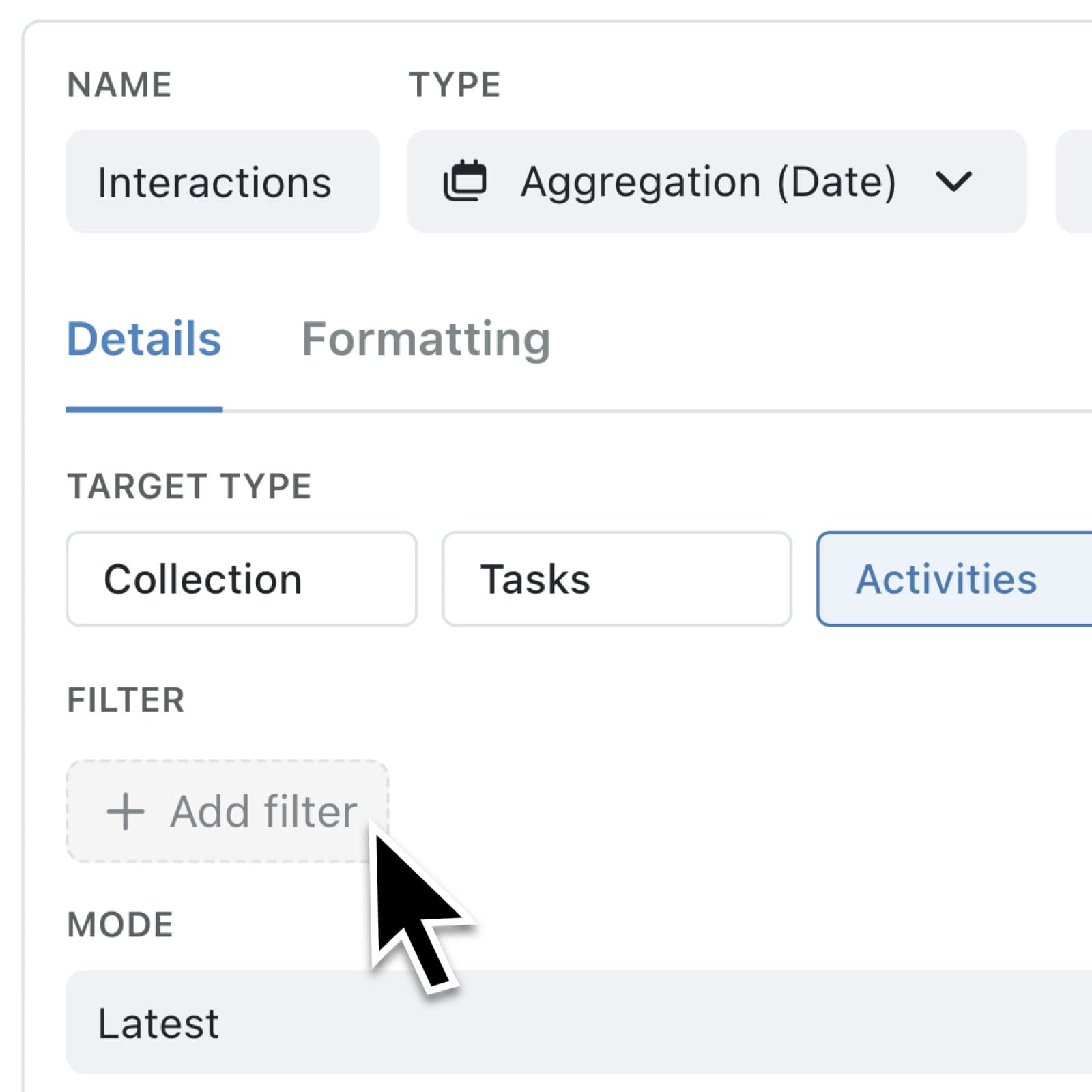 Surface task deadlines and activity dates inside every collection