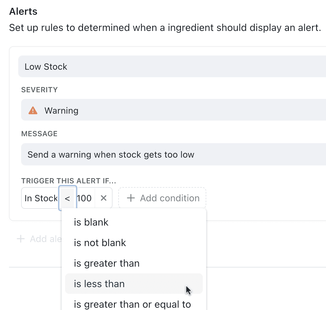 Spot issues early with record-level alerts