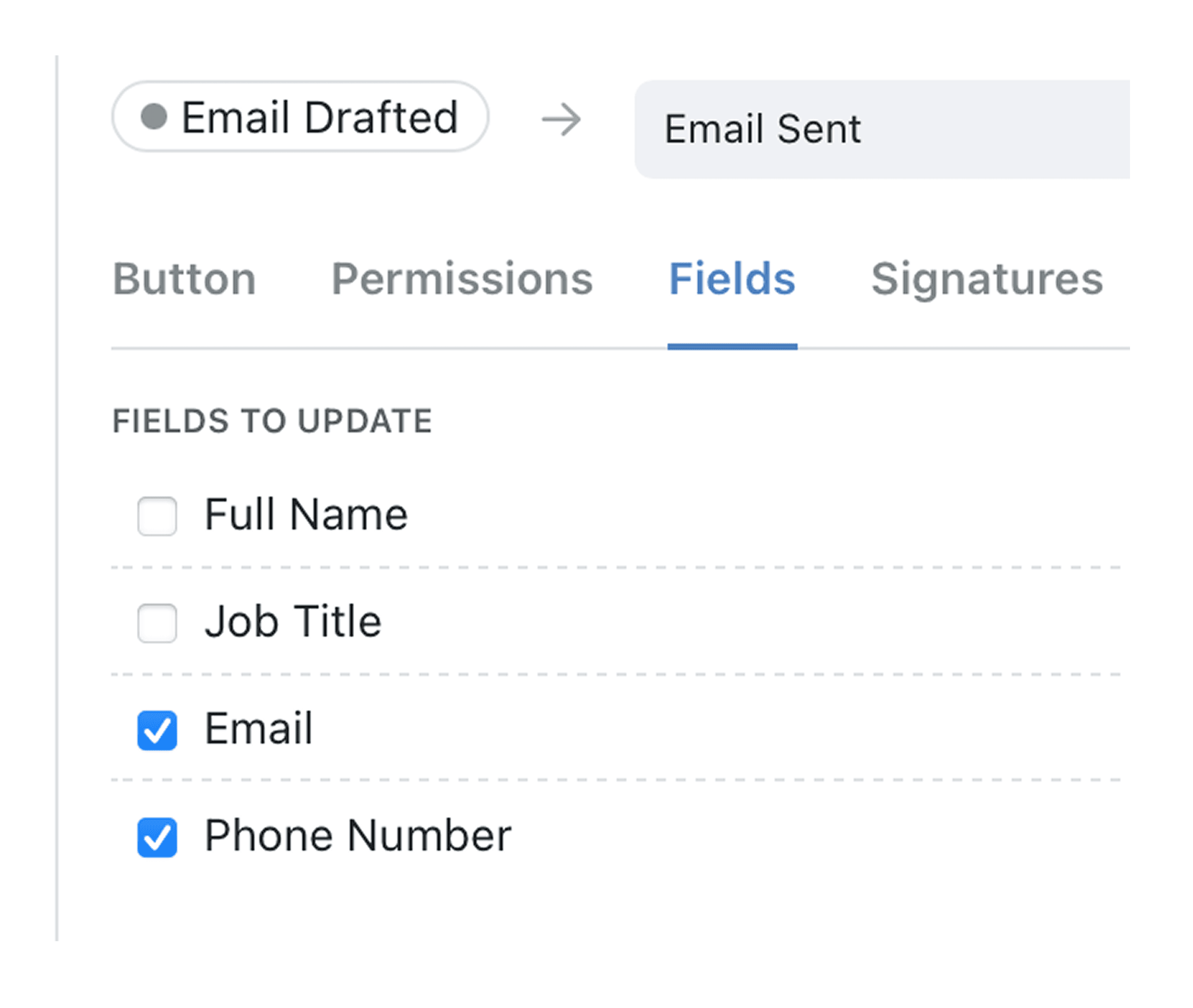 Prompt Teams to Edit Fields during Workflow stage changes