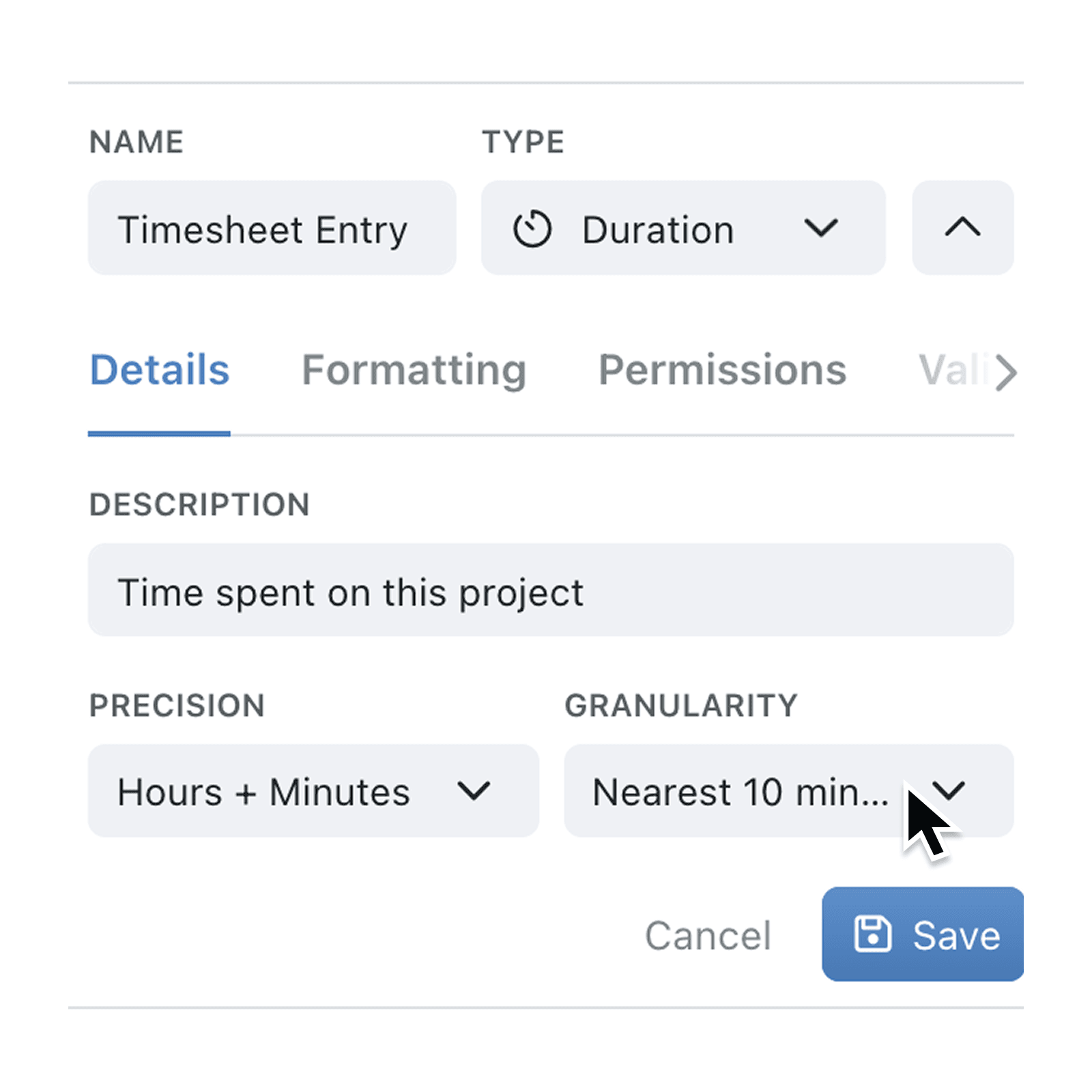 Capture appropriate timings with time interval granularity