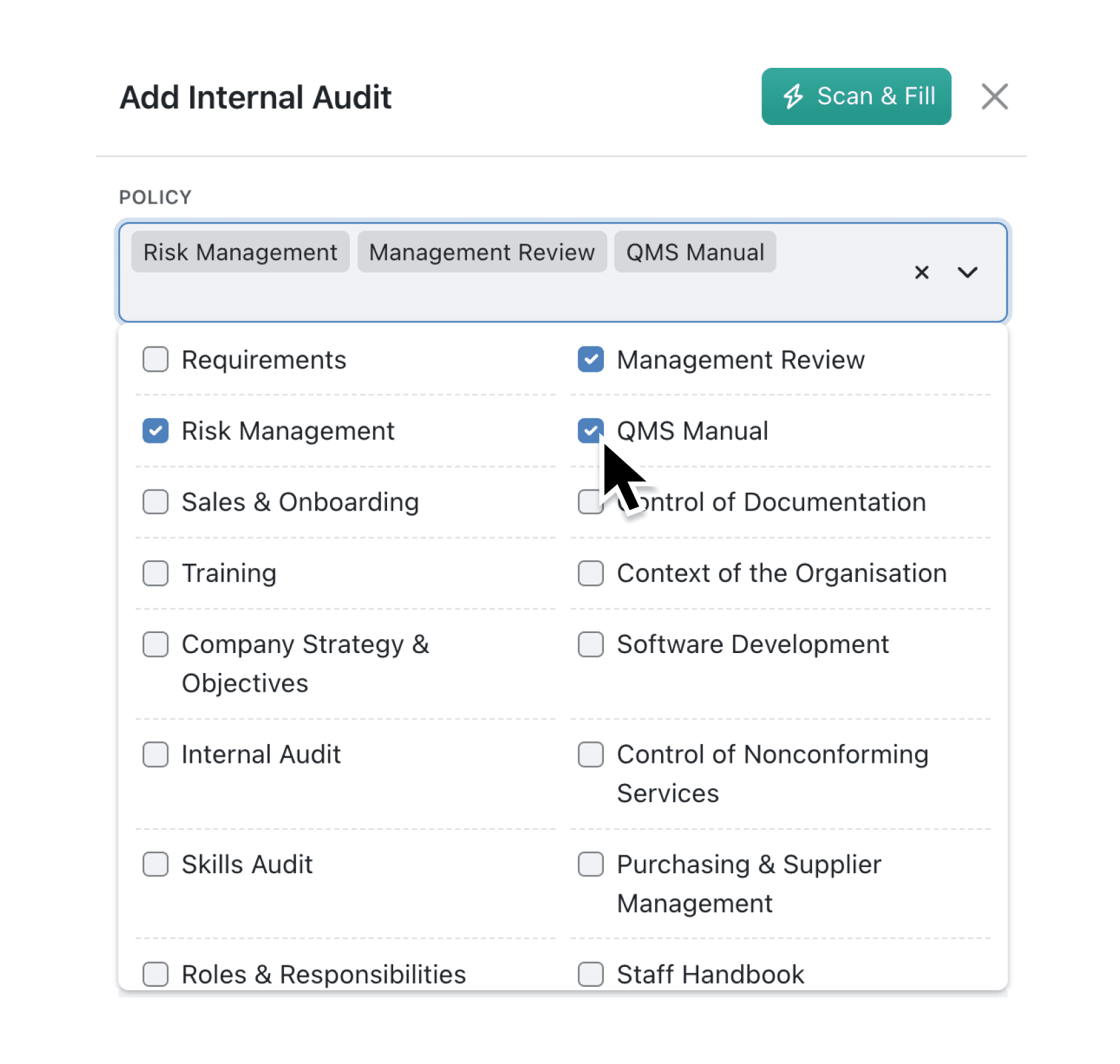 Select linked records faster with checkbox display mode