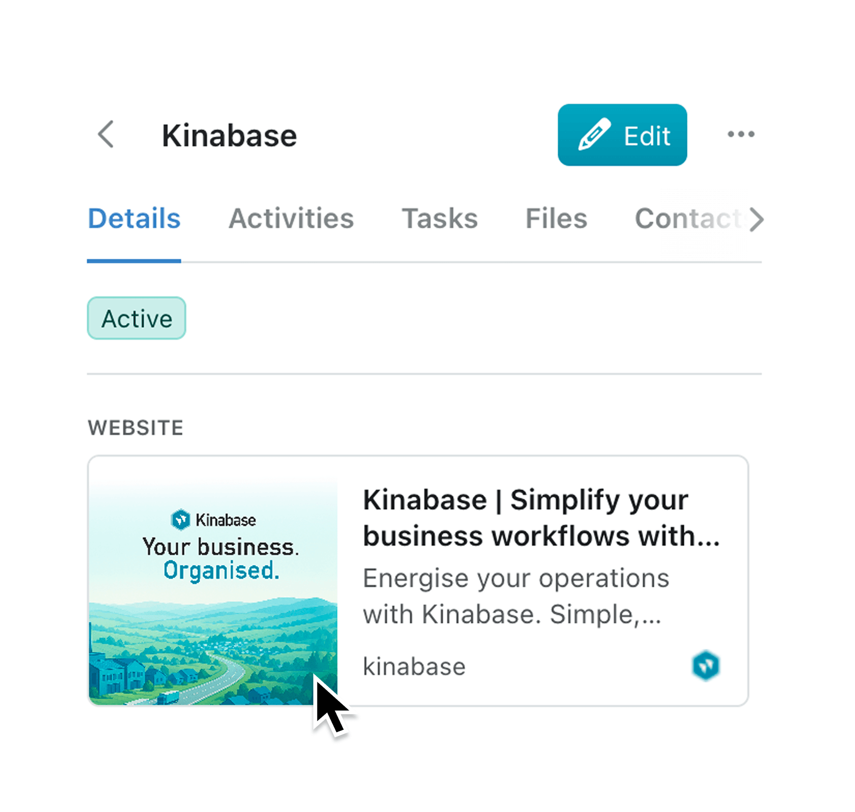 See instant link previews for website fields in record views