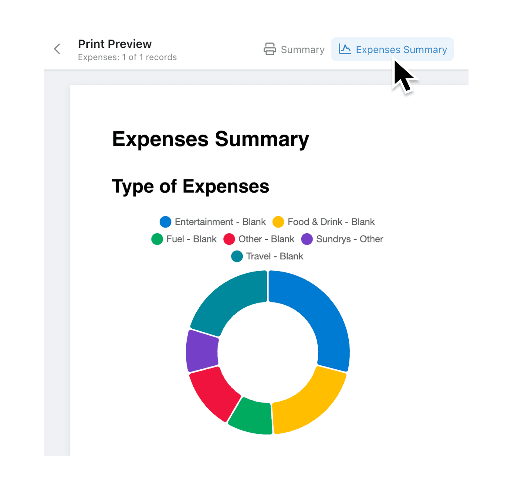 Embed live charts directly in your document templates