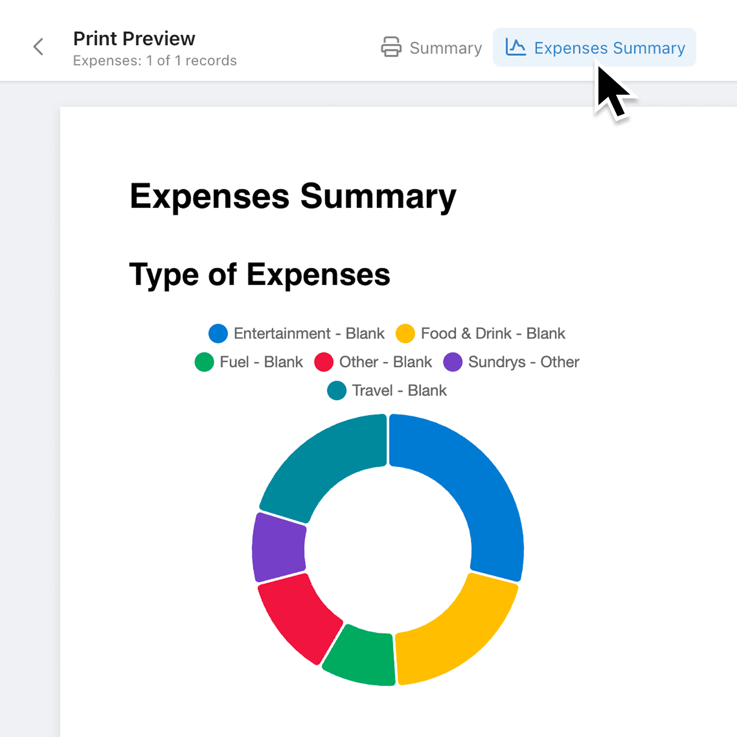 Embed live charts directly in your document templates
