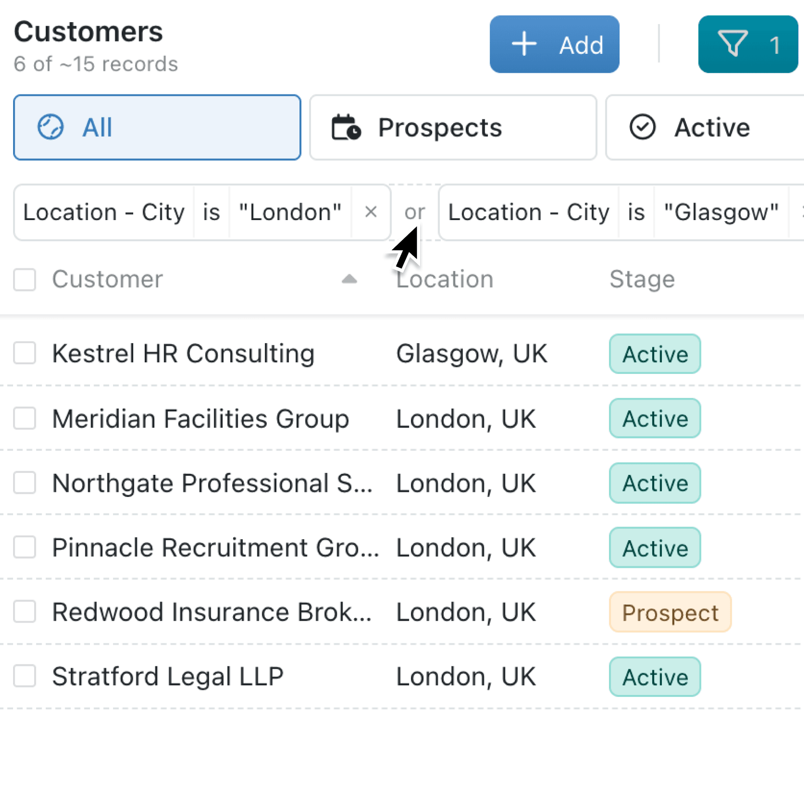 Build more flexible rules with grouped filters