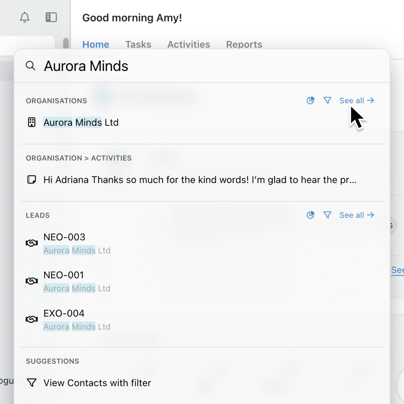 Find the right work faster with improved global search