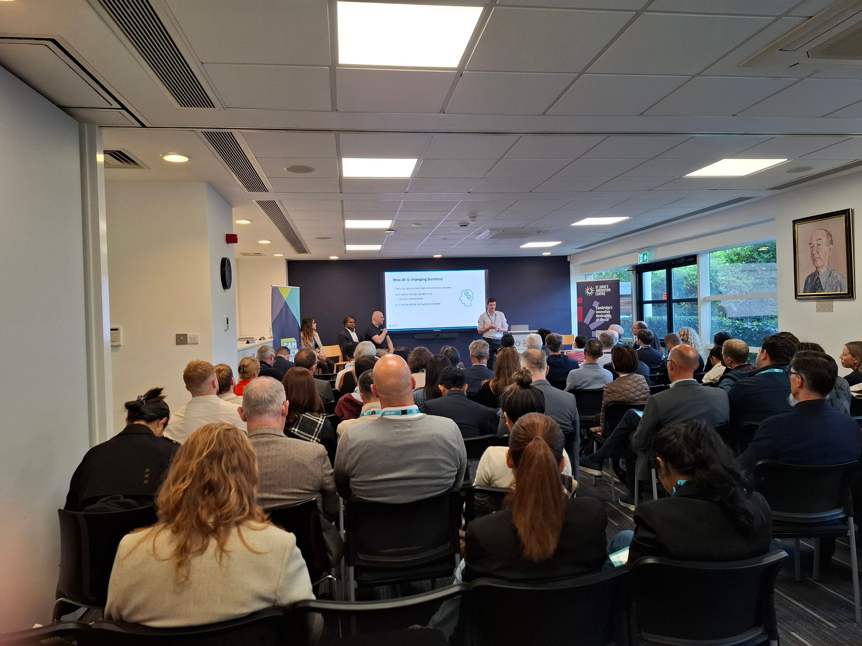 Jason Mashinchi speaking at an event