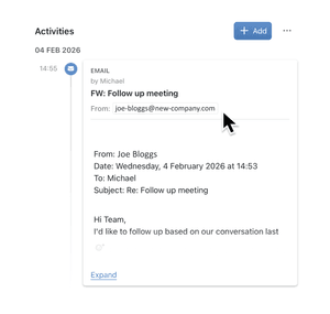 Start logging emails to records without setting up contacts first