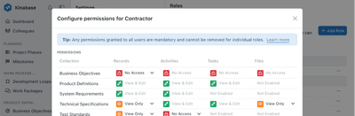 Roles & Permissions