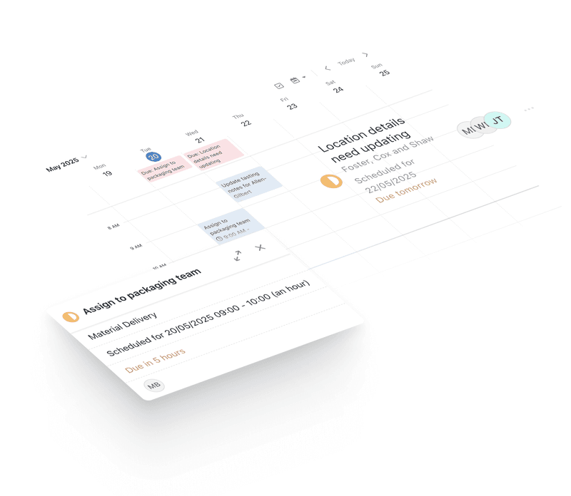 Calendar view